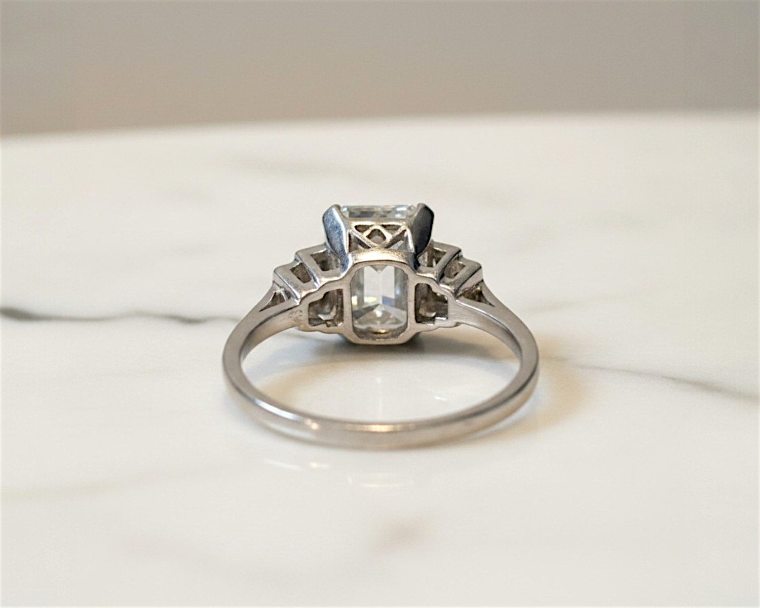 2.83ct diamond ring back view