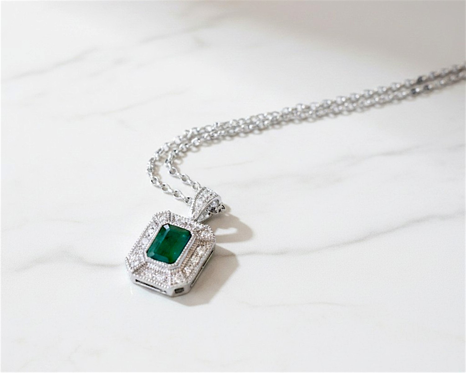 emerald necklace