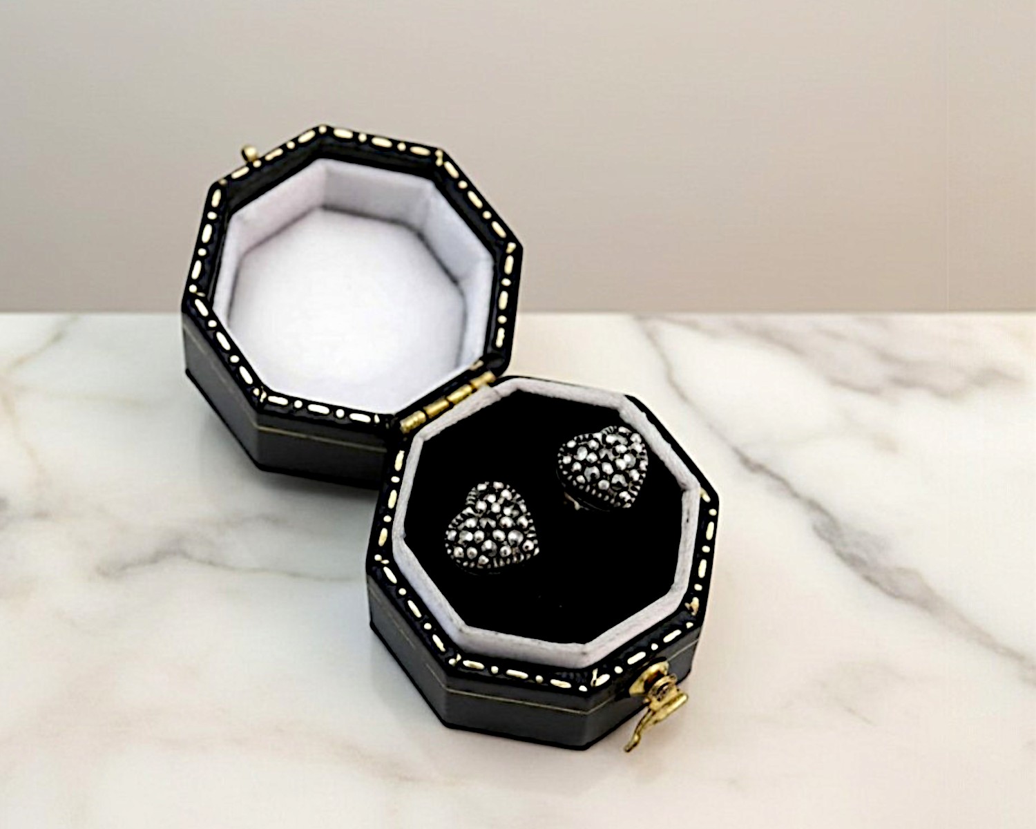 hearts in box