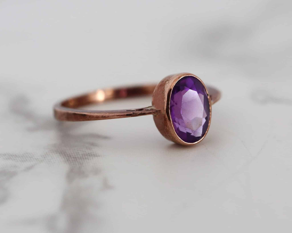 rose-gold-small-oval-amethyst-ring-7.jpg 9ct rose gold amethyst oval ring for sale in Yorkshire