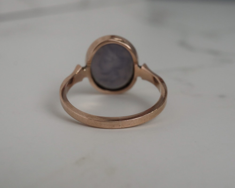 Antique Intaglio Ring 9ct Gold - Aladdins Cave Jewellery