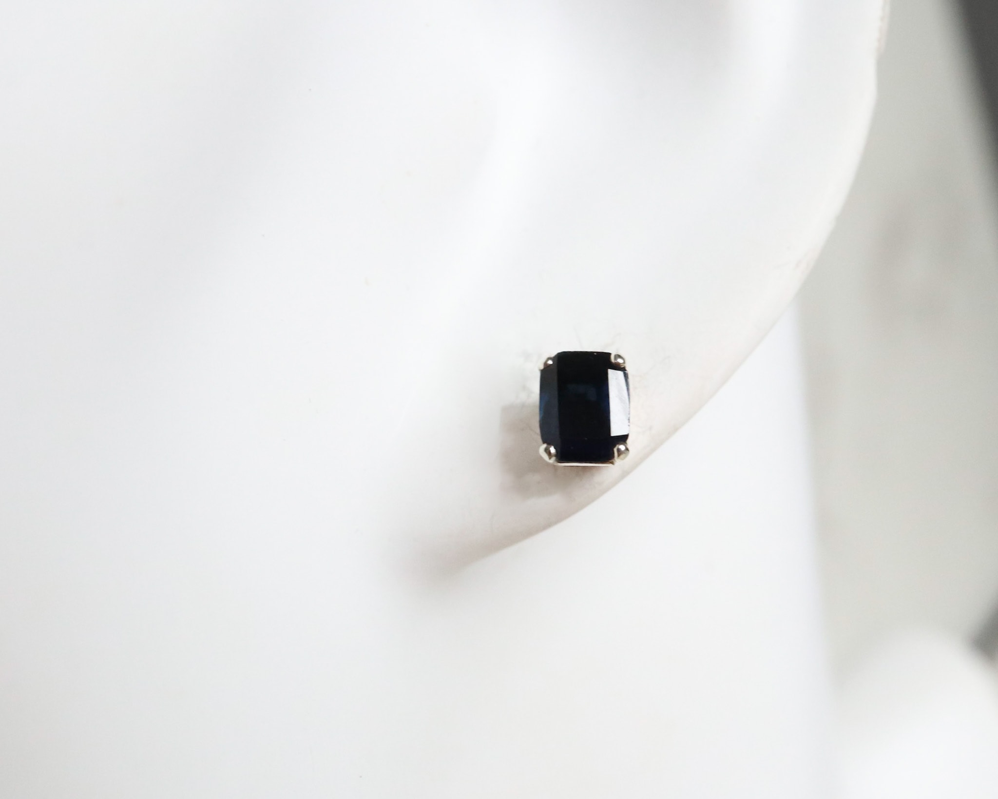 1950s sapphire studs 5