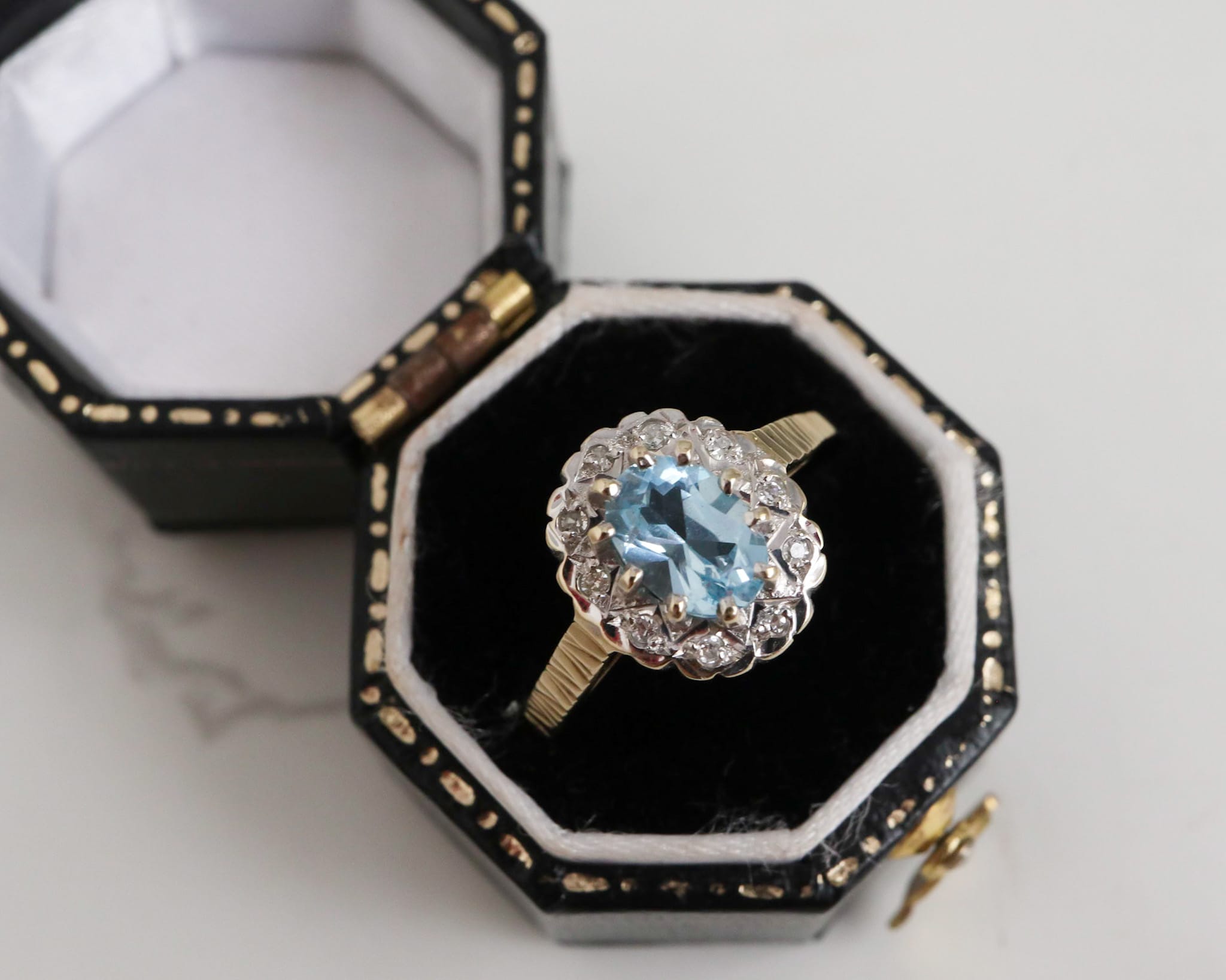 blue topaz cluster ring 8