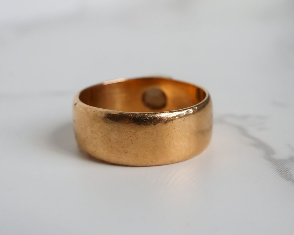 Antique opal and 22ct gold ring dated London 1912 for sale in Leeds