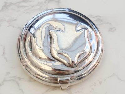 Rare Tiffany & Co sleeping cat compact dated London 1973 for sale in Leeds, Yorkshire