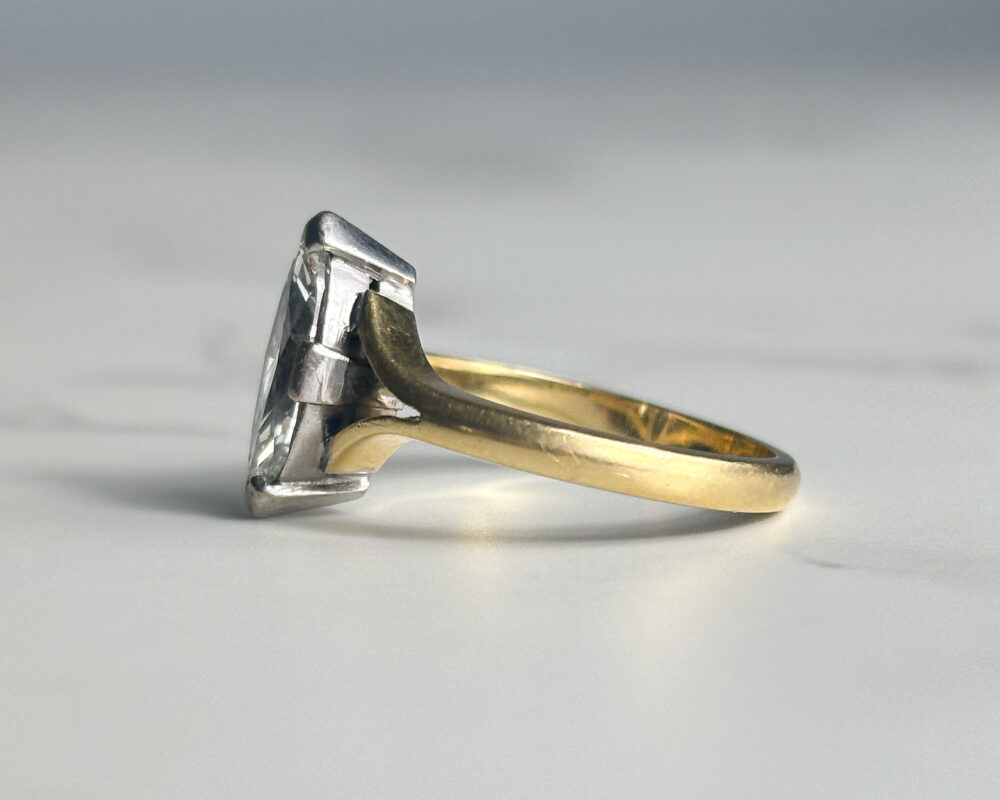Vintage marquis cut diamond ring 1.25ct for sale in Leeds