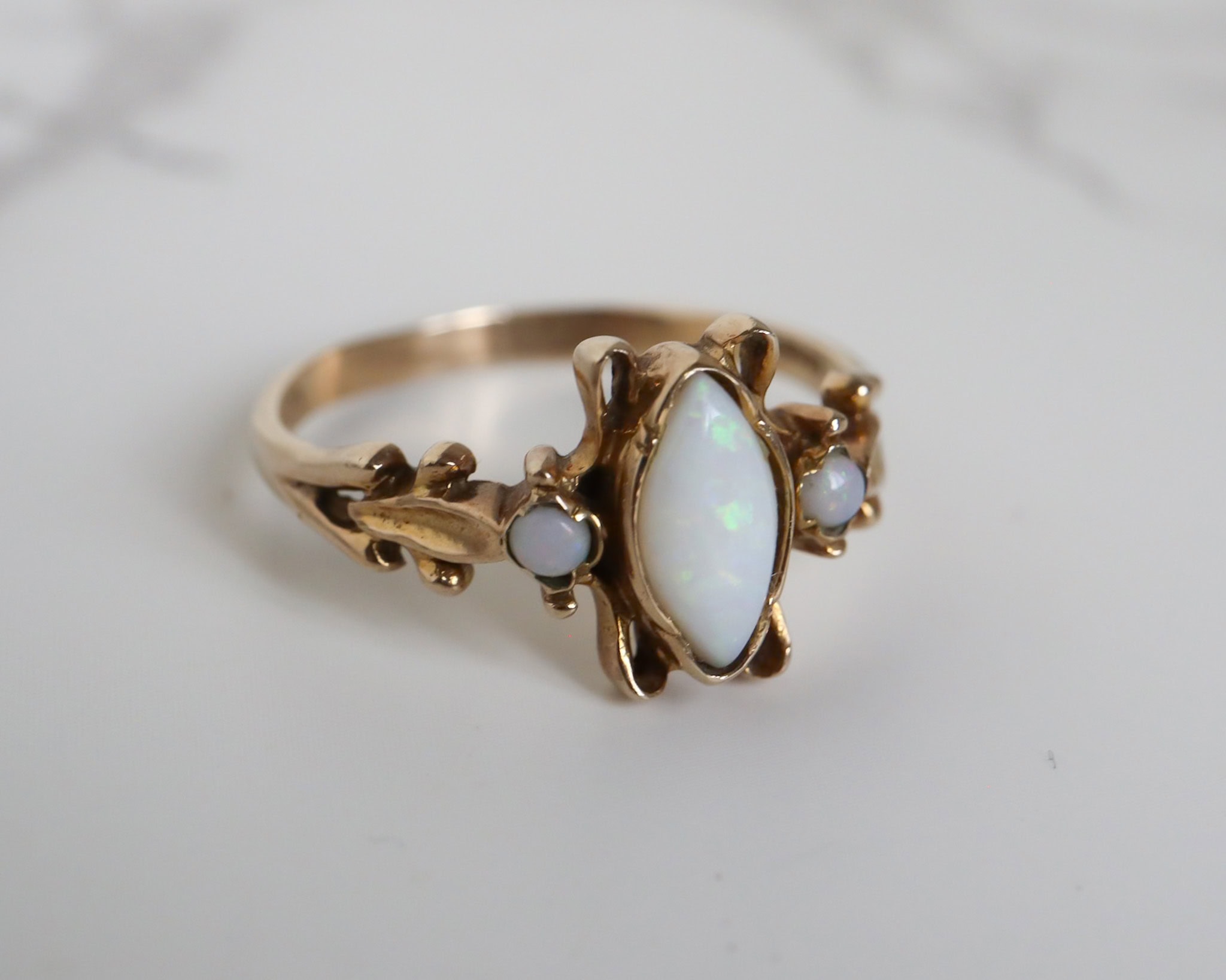 Vintage 9ct gold and opal ring for sale in Leeds, Yorkshire