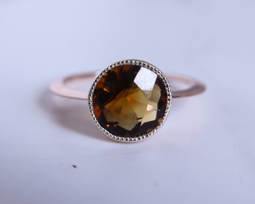 Antique Edwardian citrine ring for sale in Leeds, Yorkshire