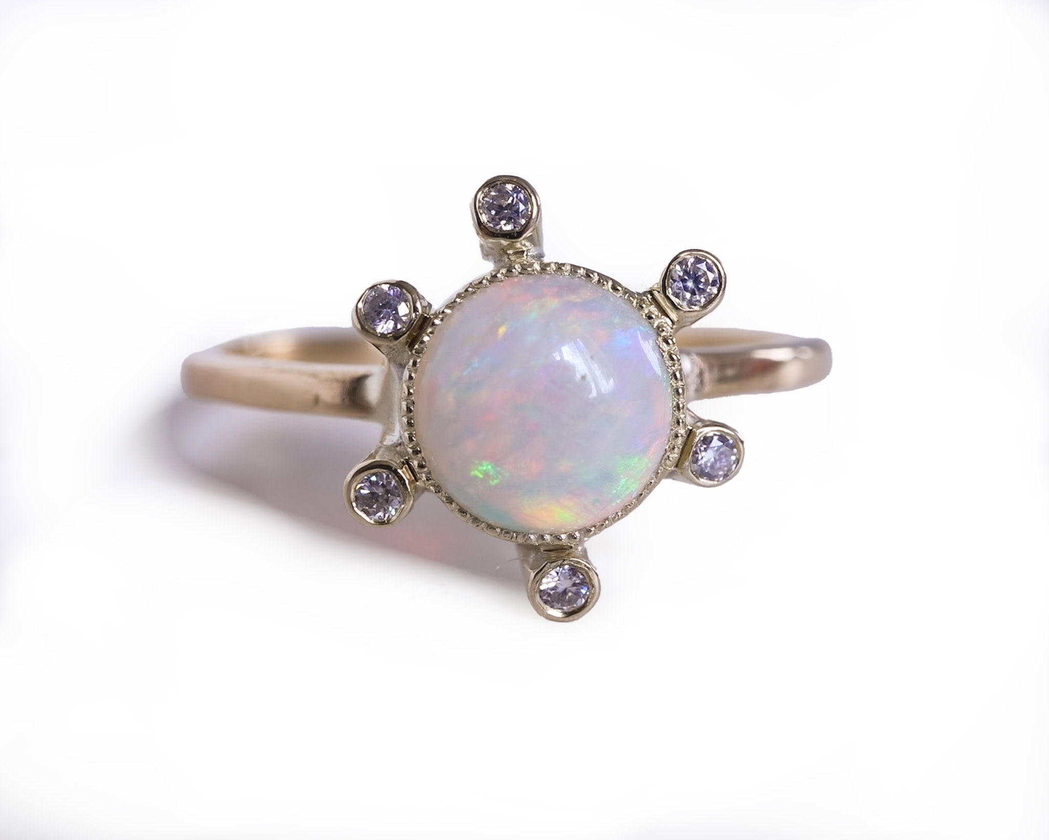 Antique opal and diamond ring for sale in Leeds, Yorkshire