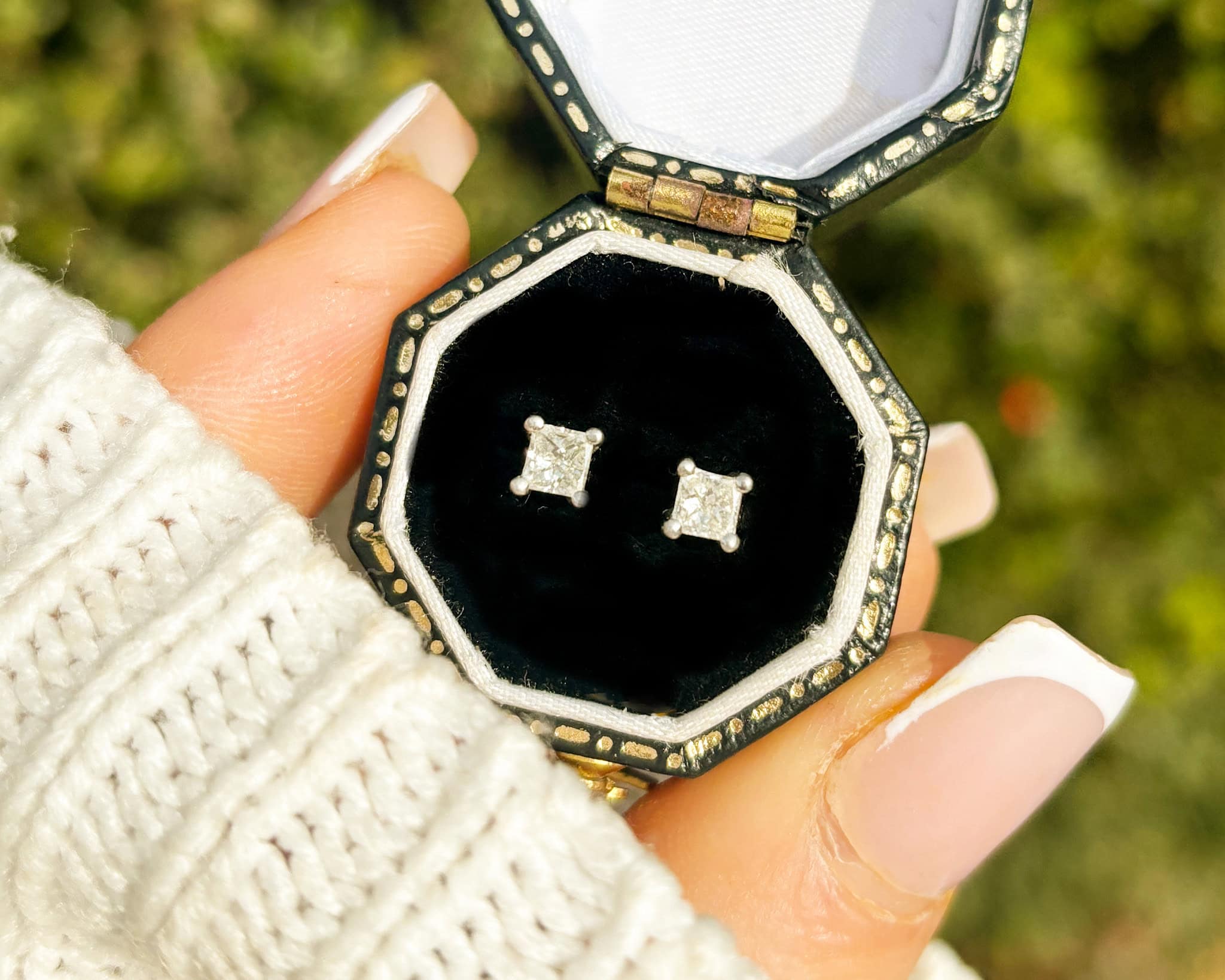 square diamond studs photoshop 3