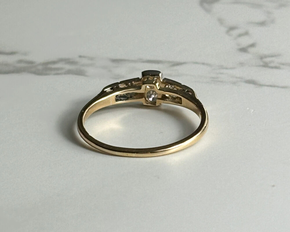 Art Deco six stone diamond ring for sale in Leeds, Yorkshire