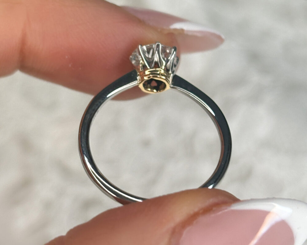 antique 1930s diamond solitaire ring 0.9ct for sale in Leeds, Yorkshire