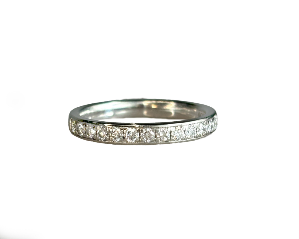 half eternity ring photoshop vintage diamond half eternity ring in platinum for sale