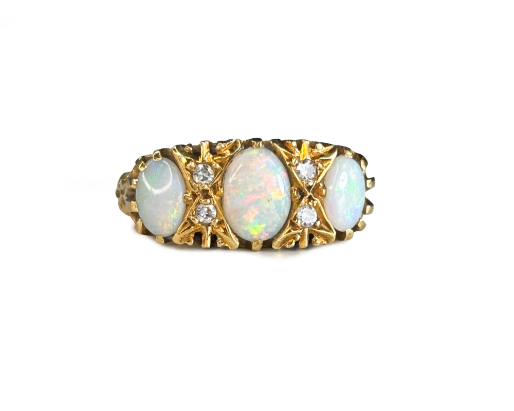 vicotorian opal photoshop antique Victorian opal and diamond ring for sale in Leeds, Yorkshire