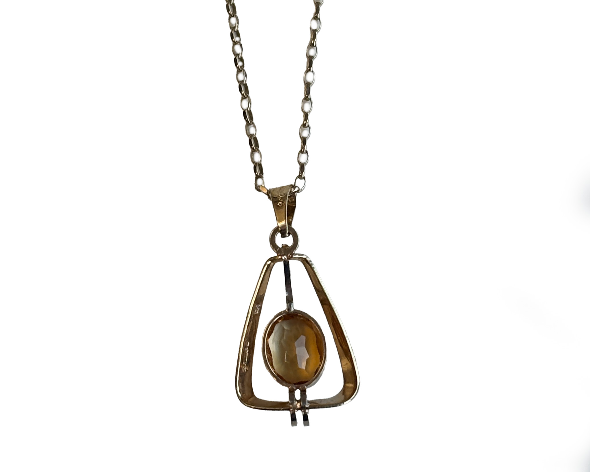 vintage citrine pendant photoshop 2