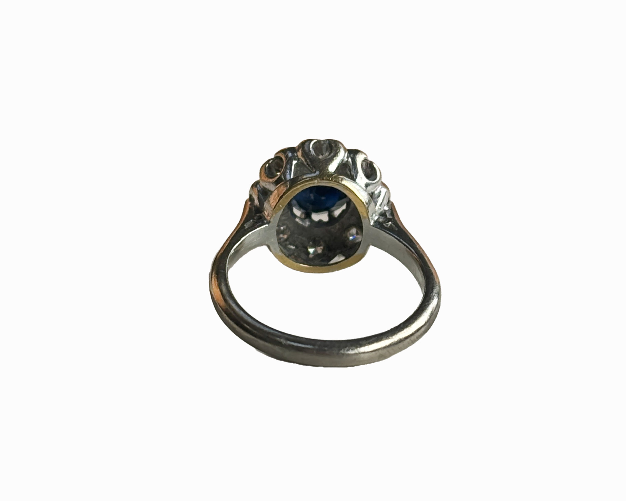 1940s sapphire cluster back photoshop