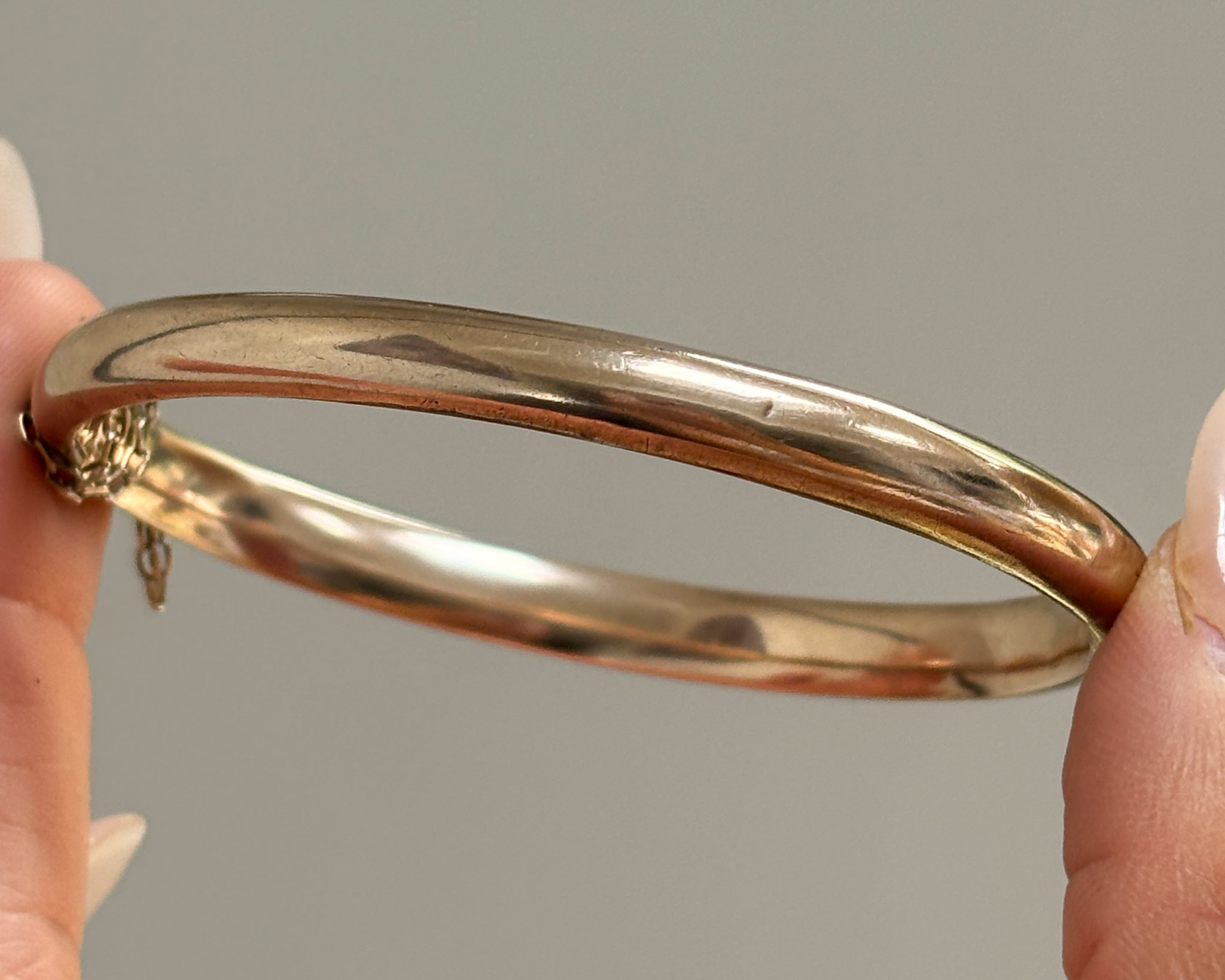 antique bangle reverse