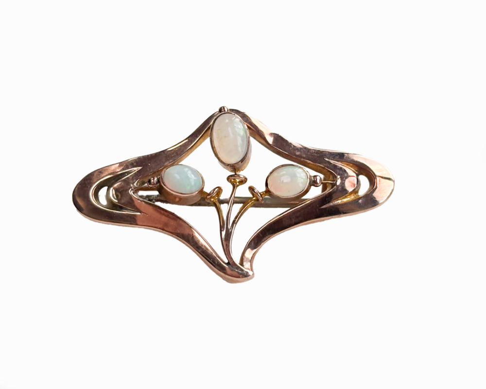 Murrle bennett opal brooch