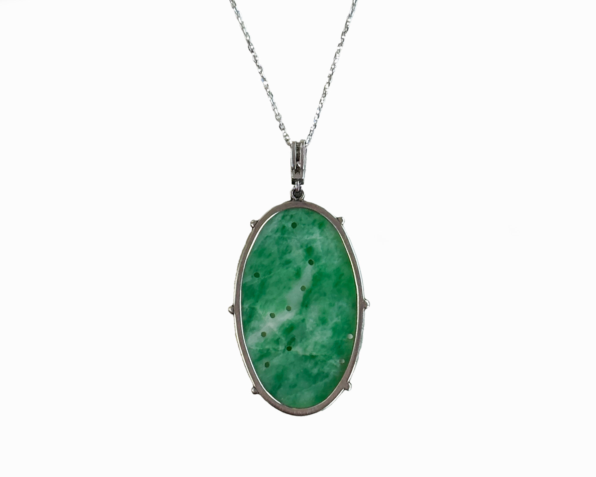art deco jade pendant 2