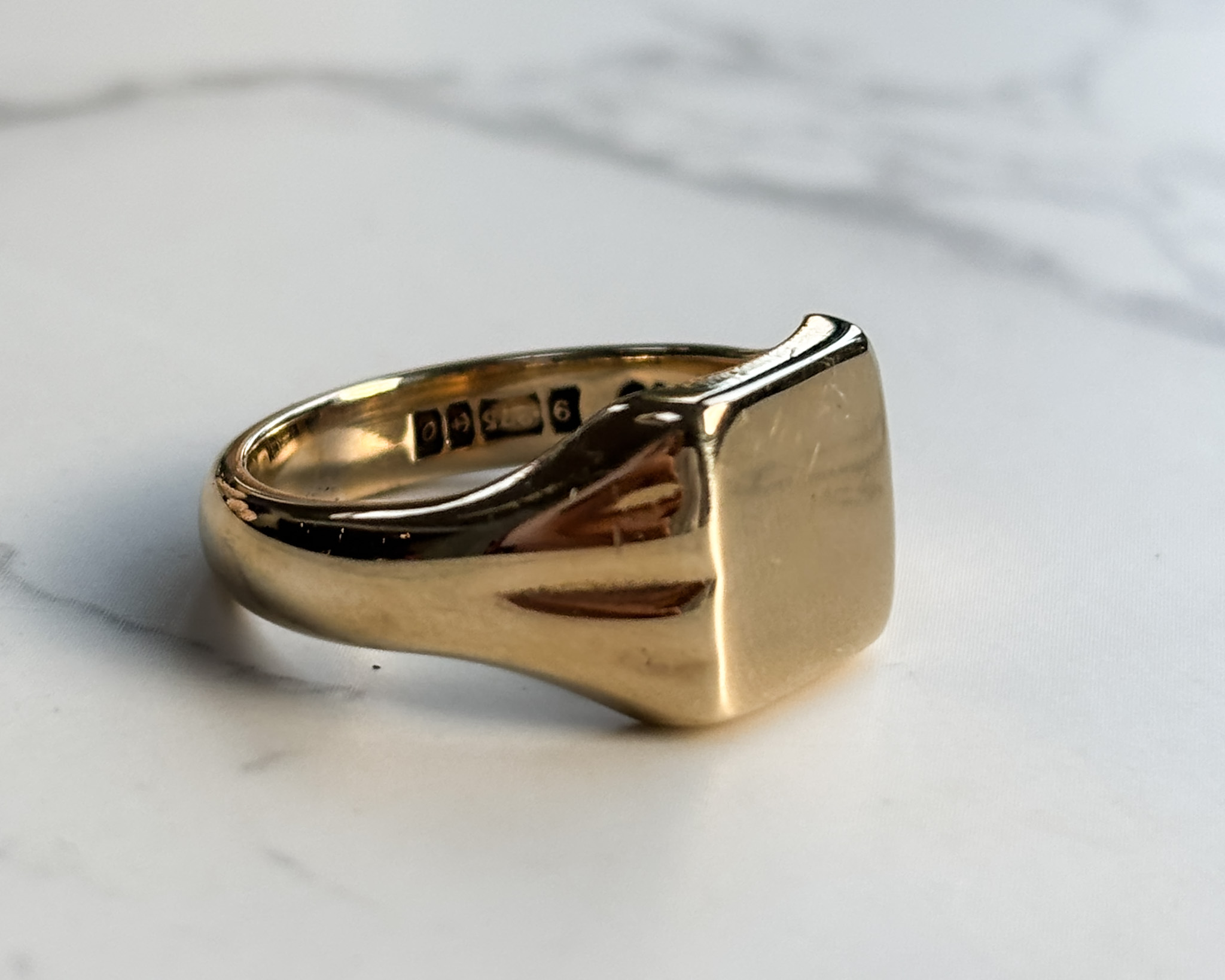 hallmark on signet ring