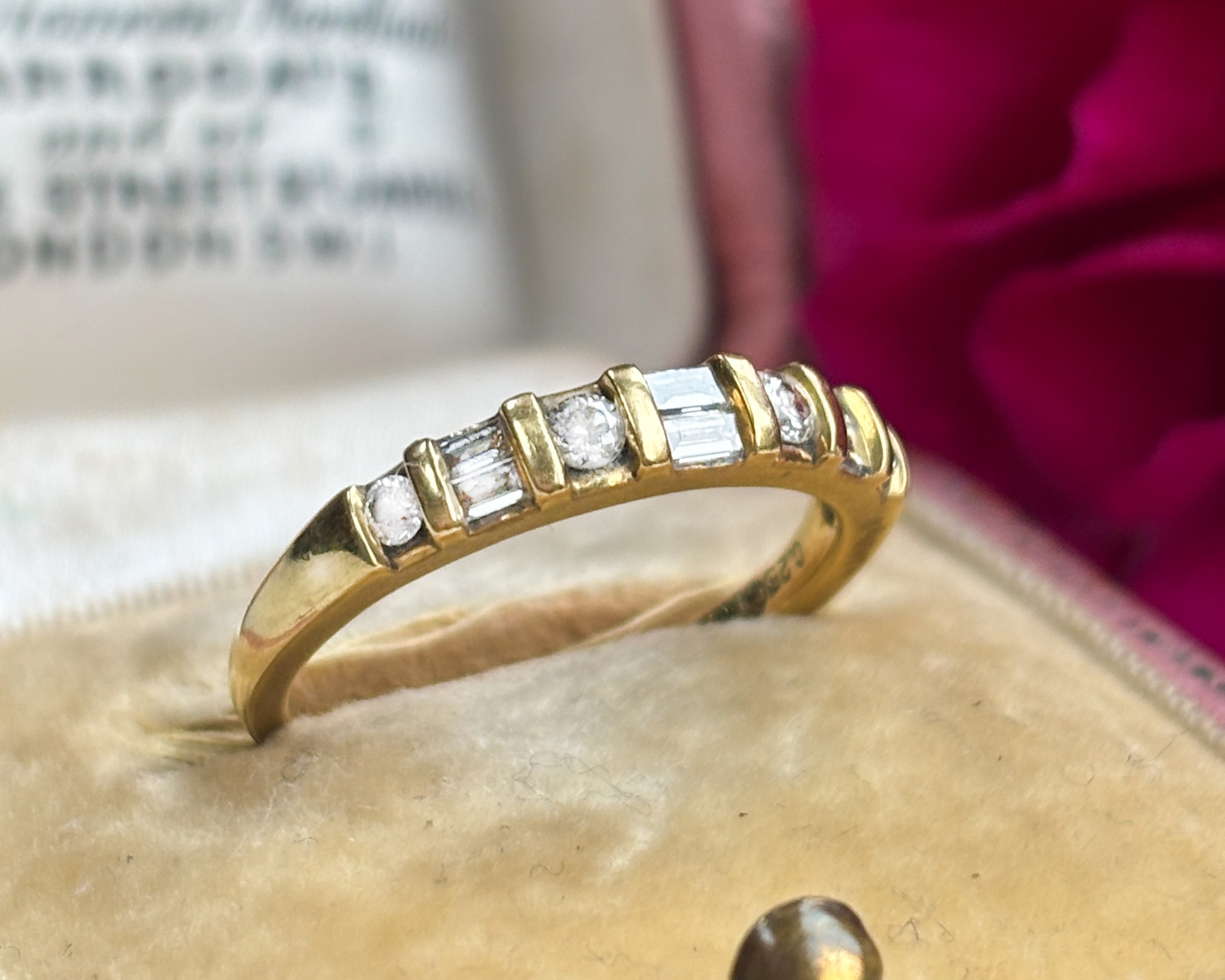 baguette eternity ring