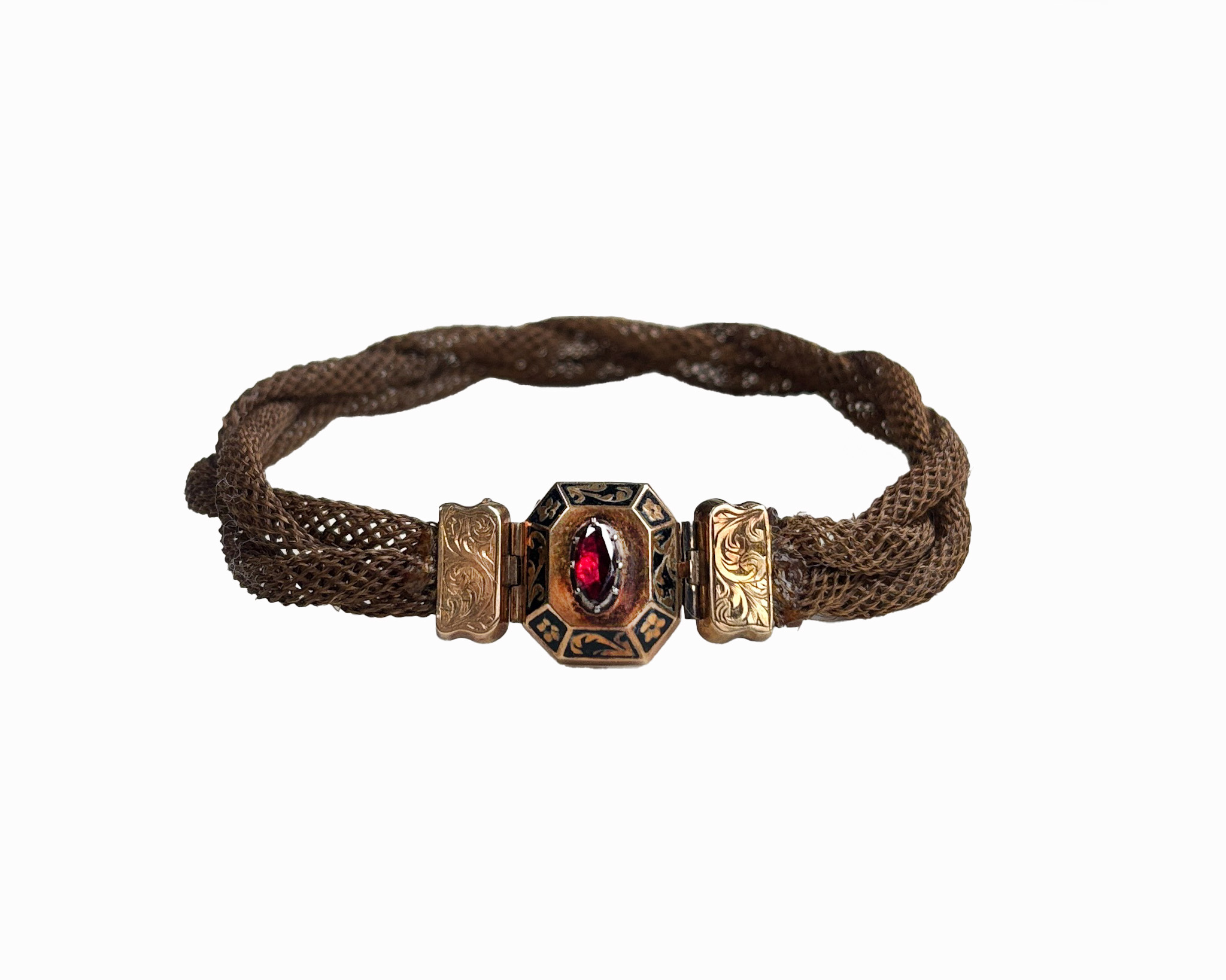 mourning hair bracelet