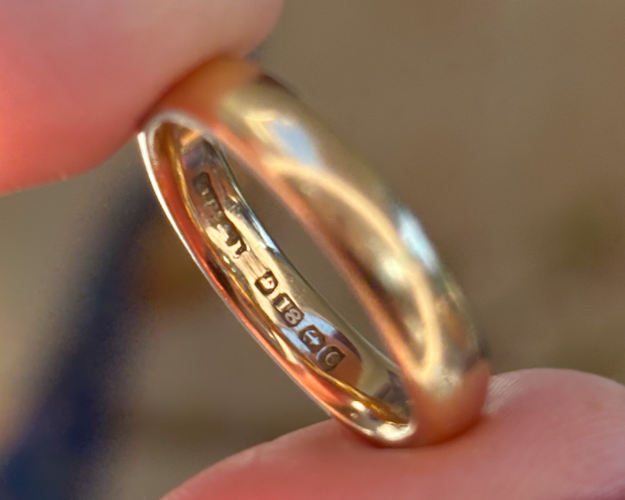 hallmark of antique wedding ring