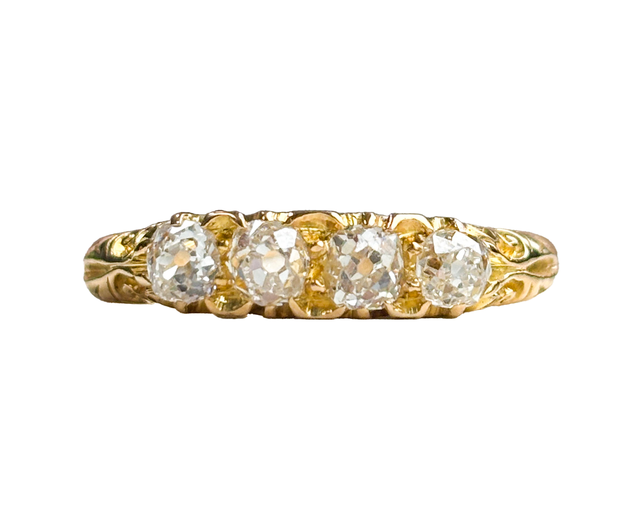 Victorian four stone diamond ring