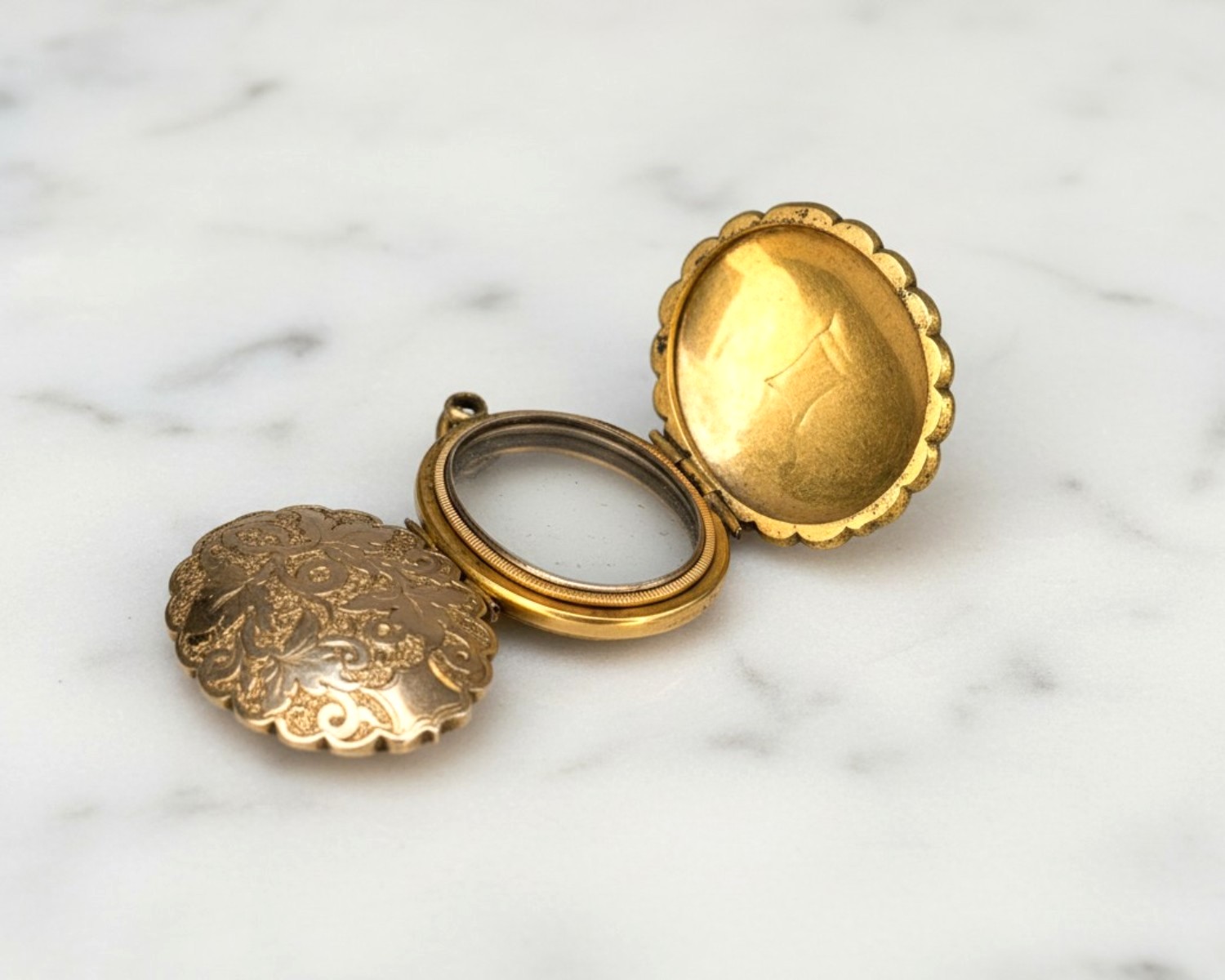 family locket flatlay