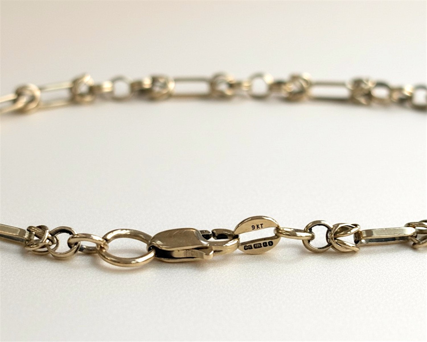 vintage gold link bracelet (2)