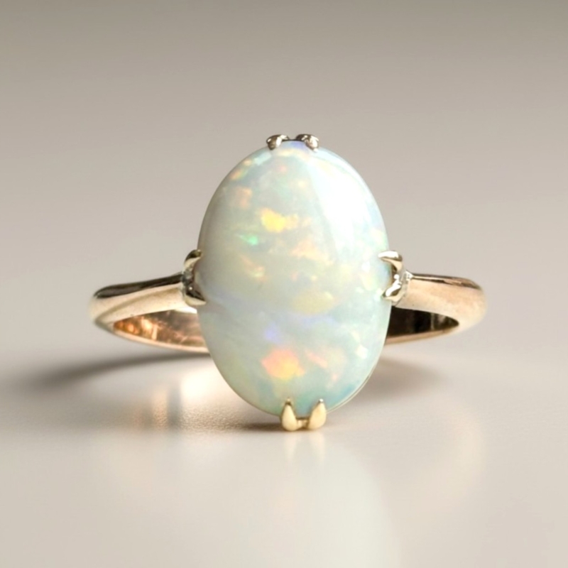 vintage opal ring in 9ct gold for sale in Leeds