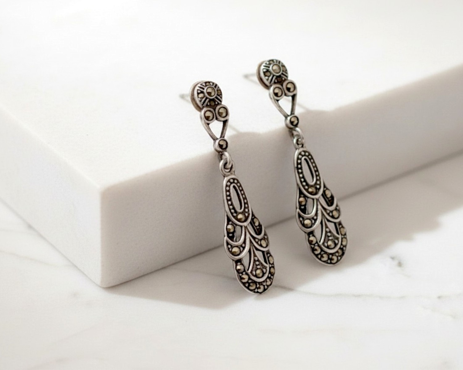 marcasite fancy drops