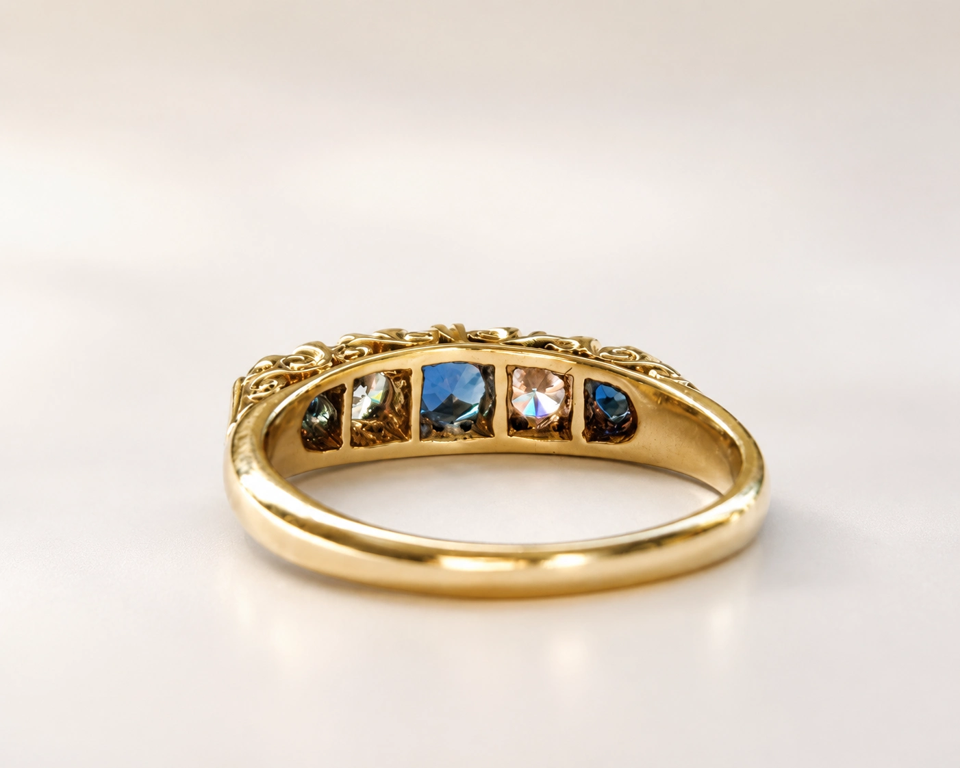 rear sapphire ring