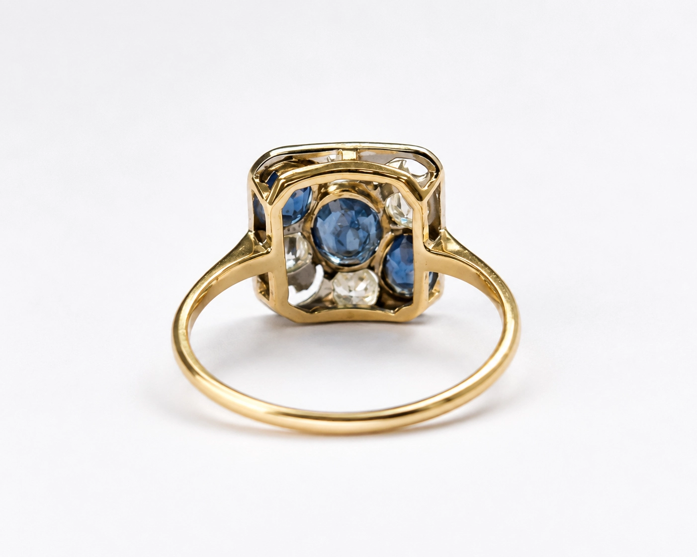 sapphire ring back