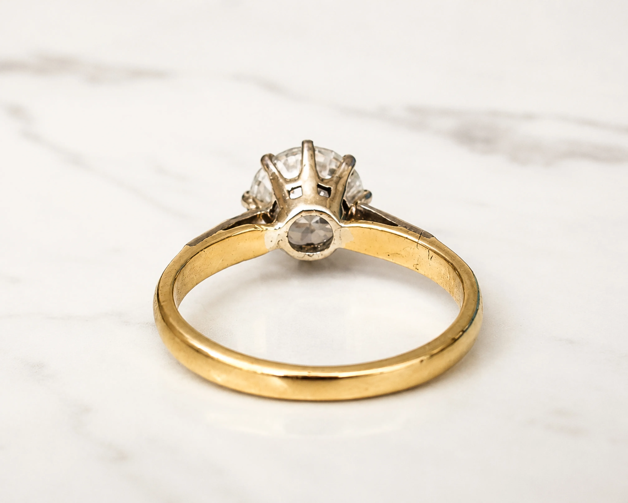 1.5ct solitaire back