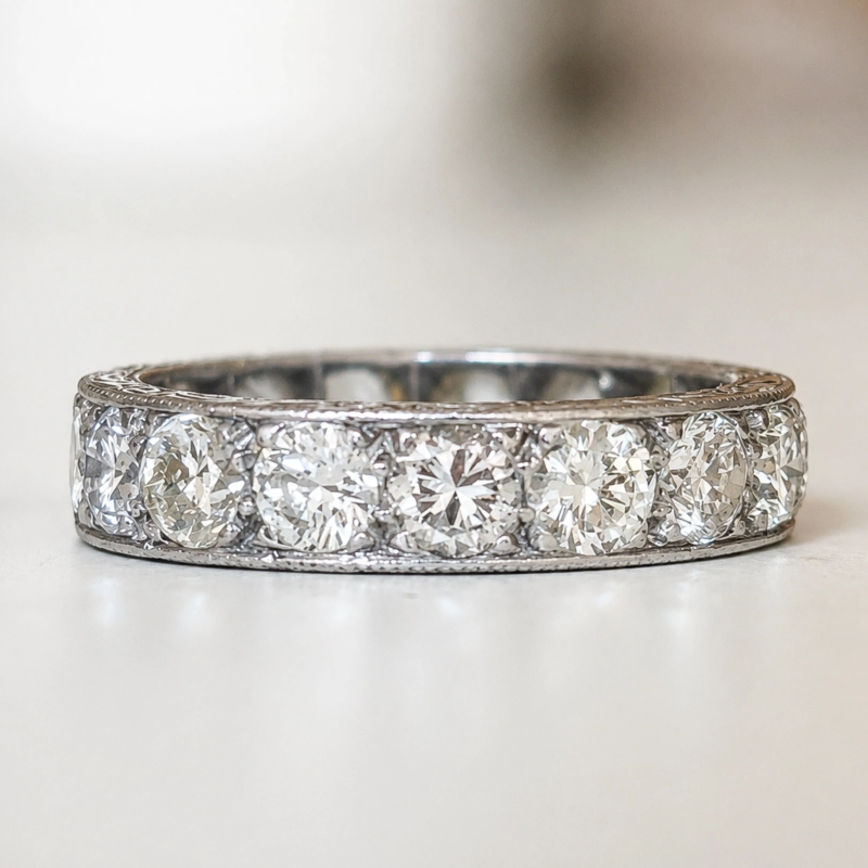 antique 3.5ct eternity ring for sale in Leeds