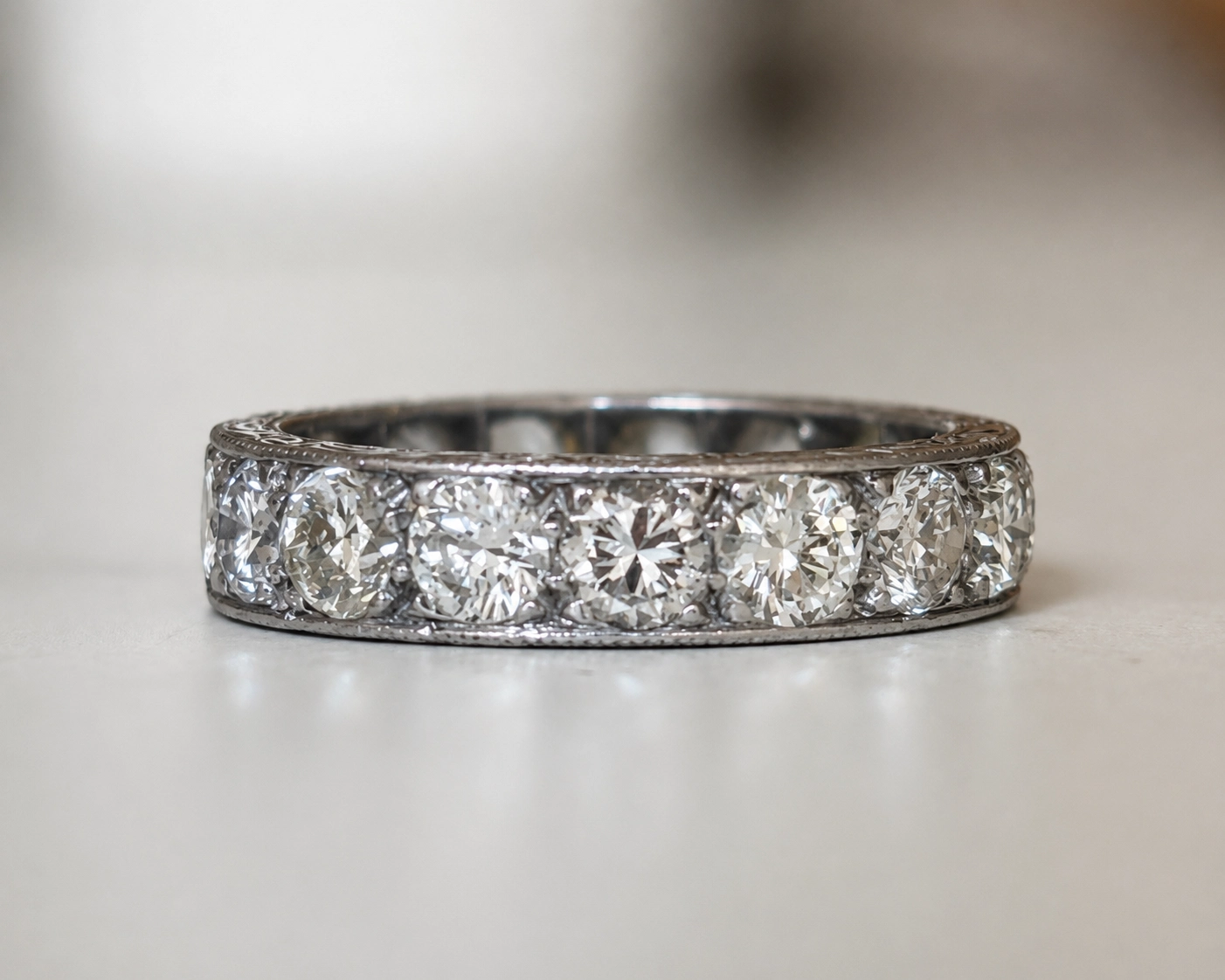 3.5ct diamond eternity ring