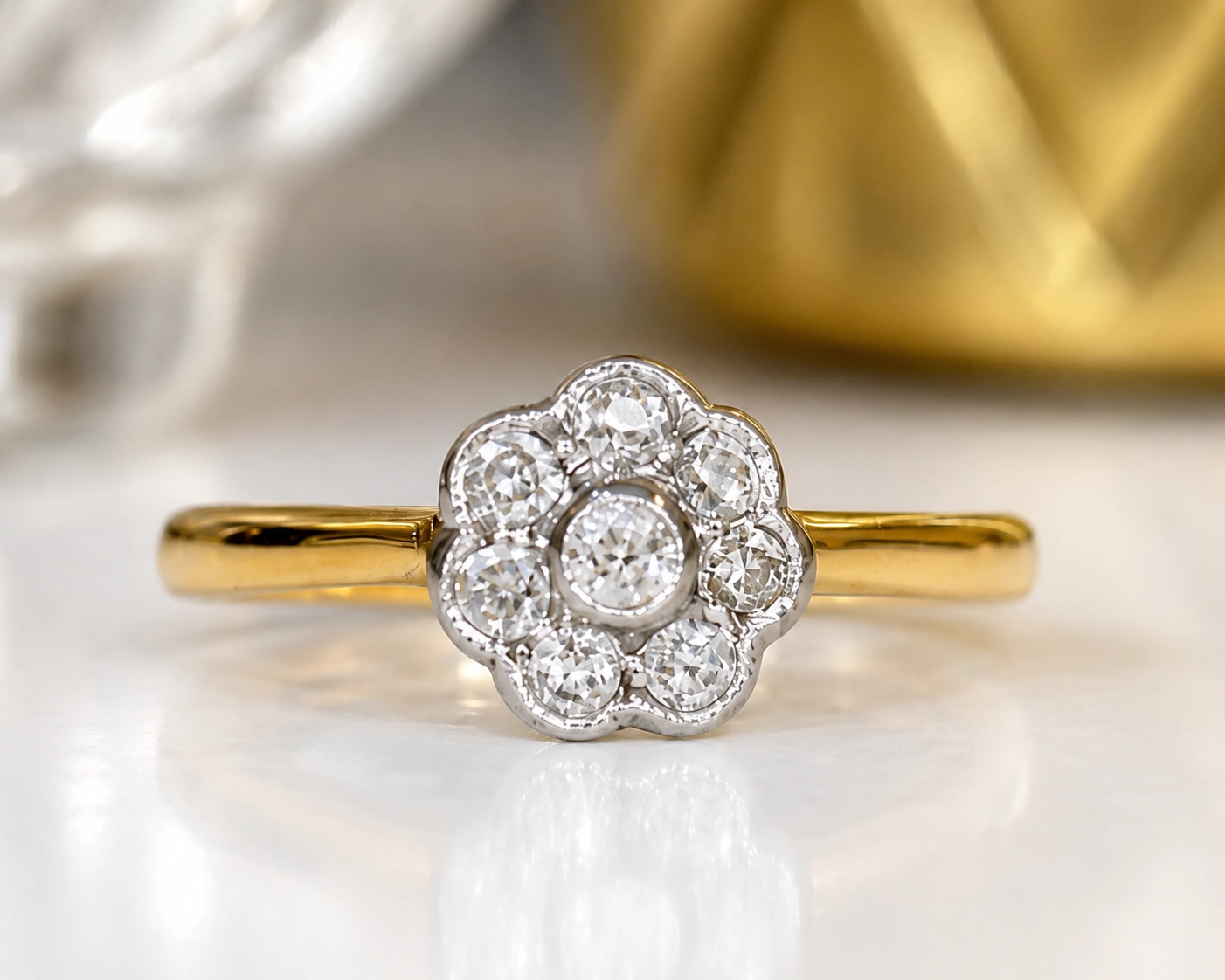 daisy ring 1930s