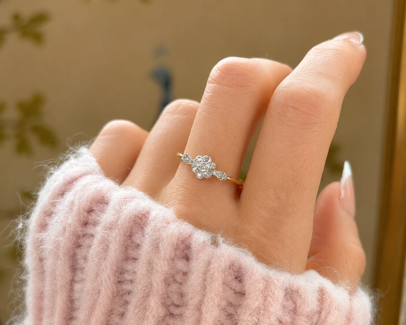 panel ring on hand