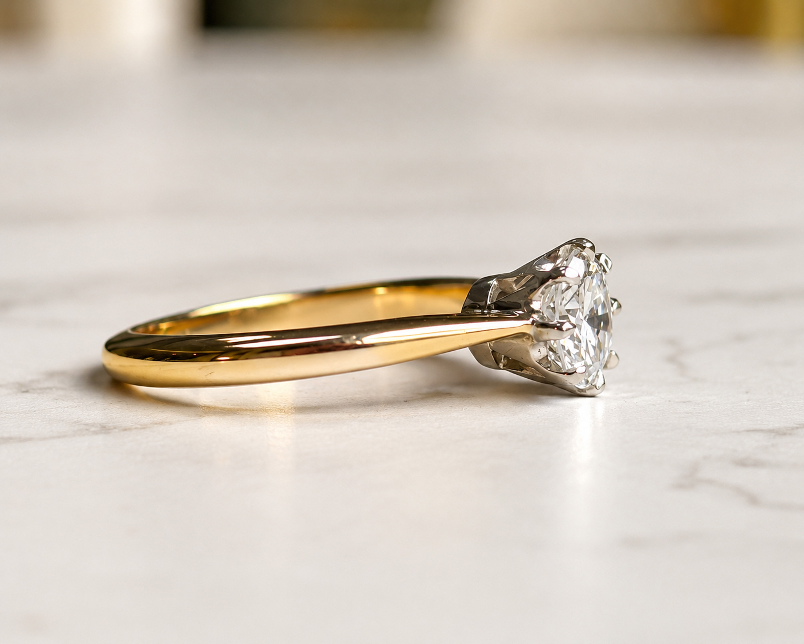 1ct diamond ring side 2