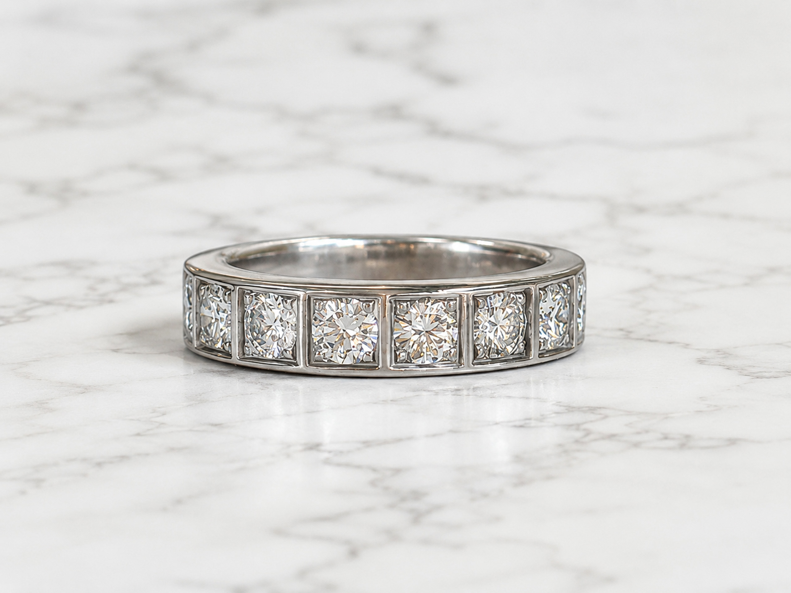 cartier half eternity ring