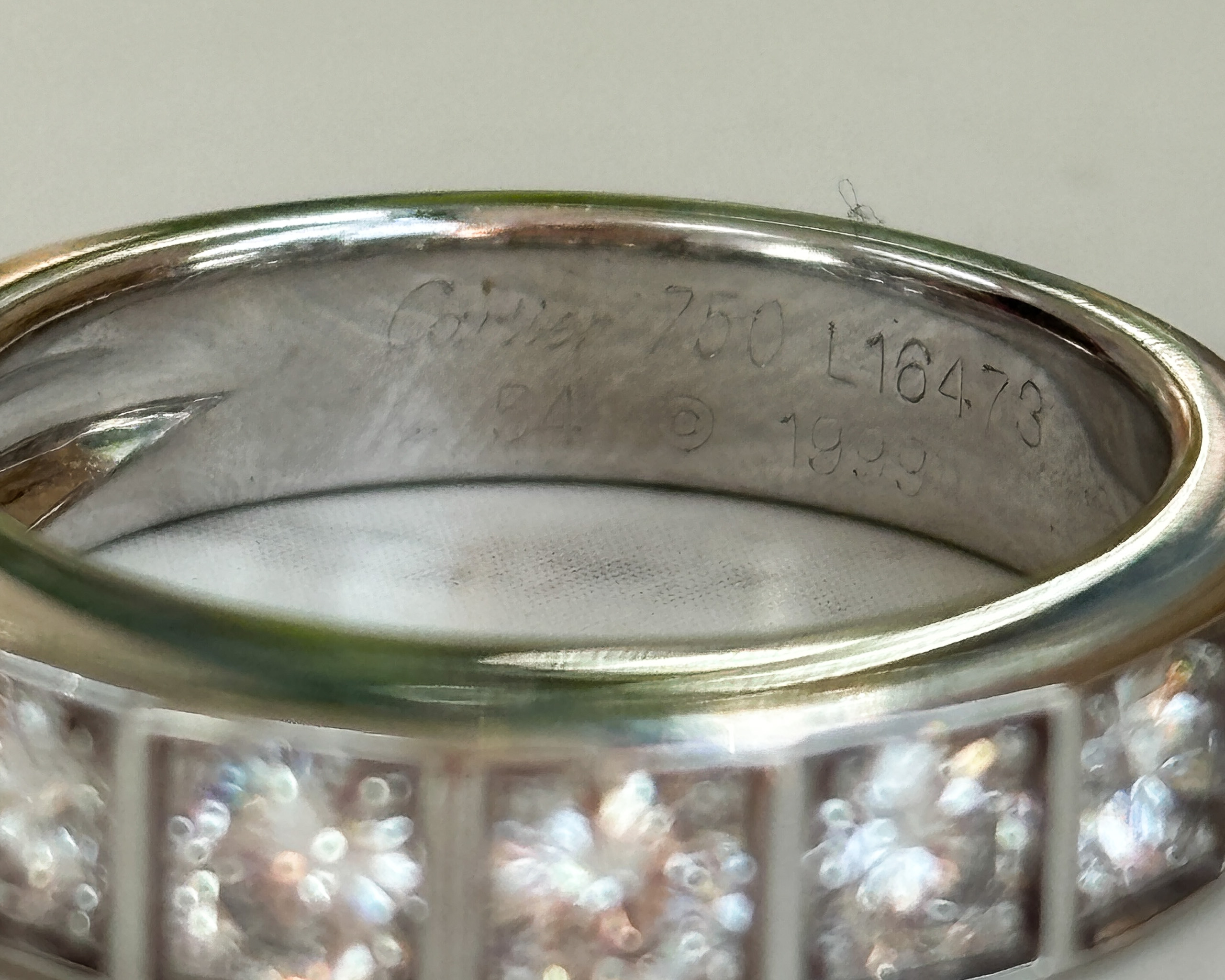 cartier ring hallmark