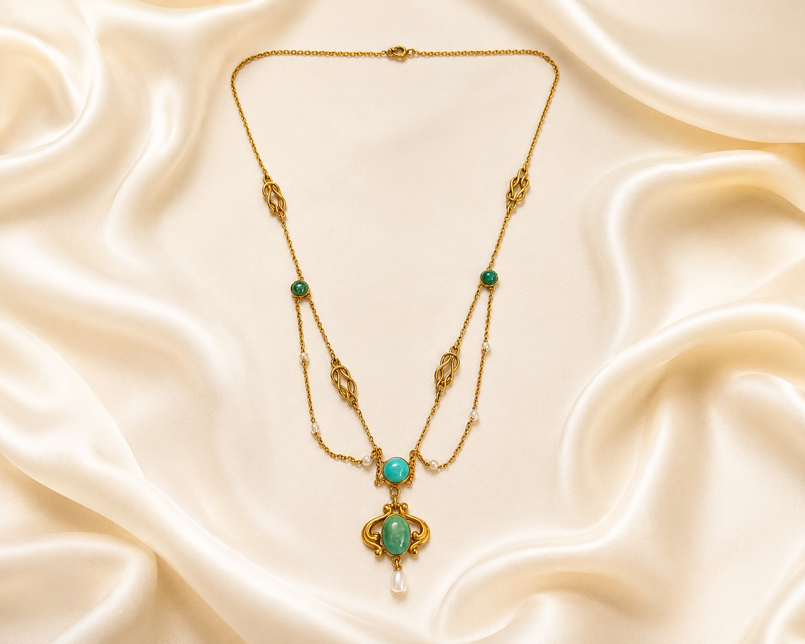 victorian turquoise necklace