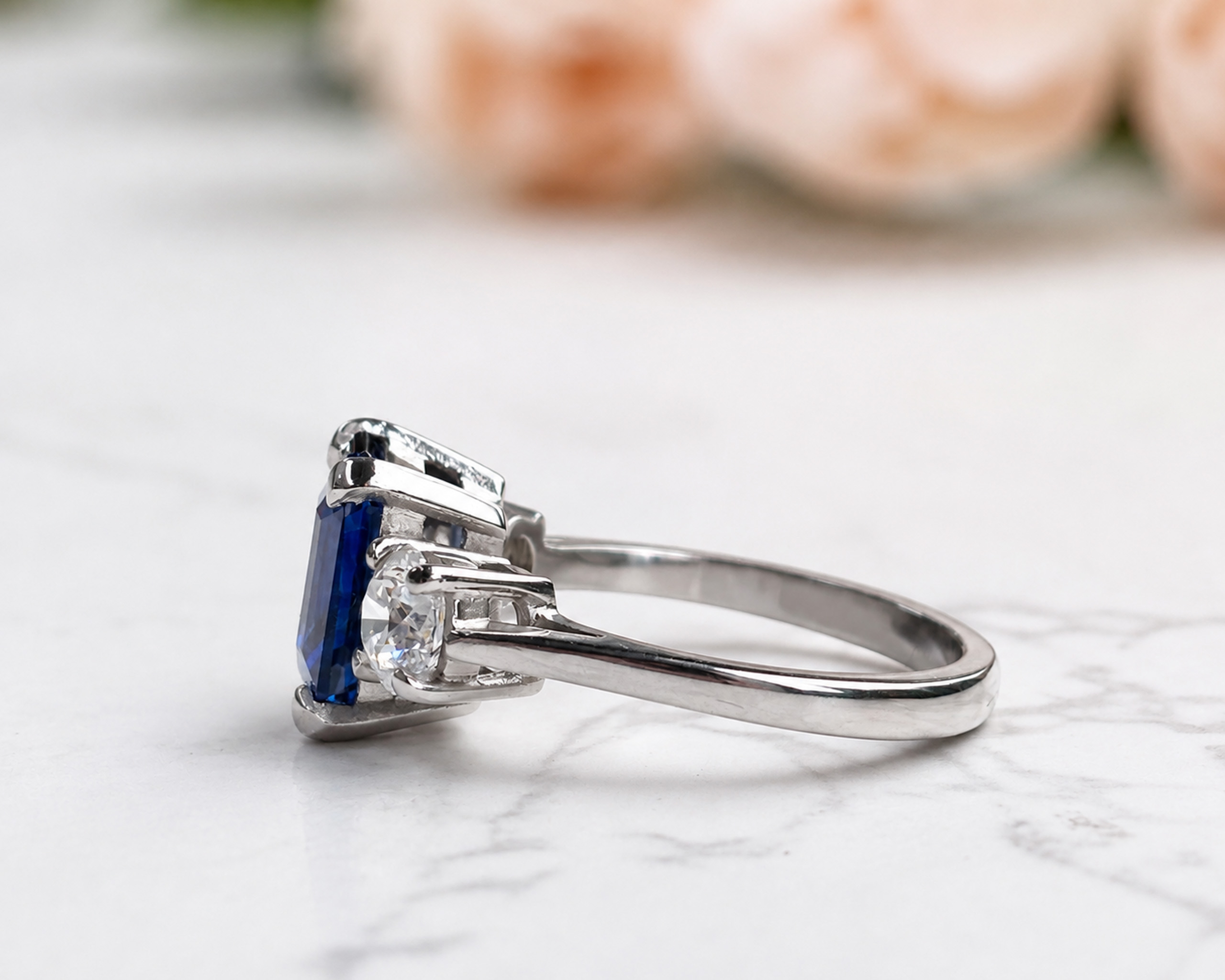art deco style sapphire and diamond side 2