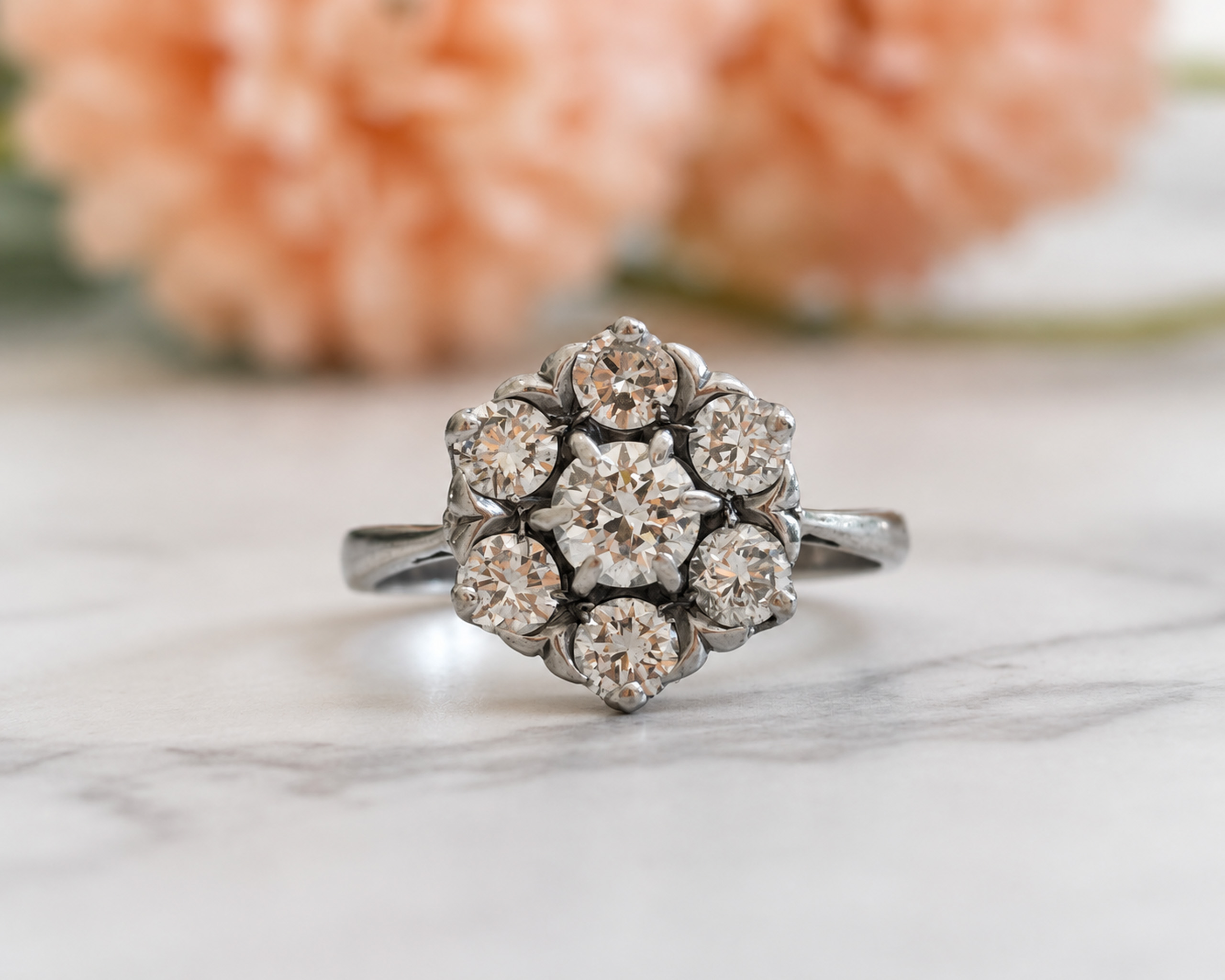 Vintage flower cluster