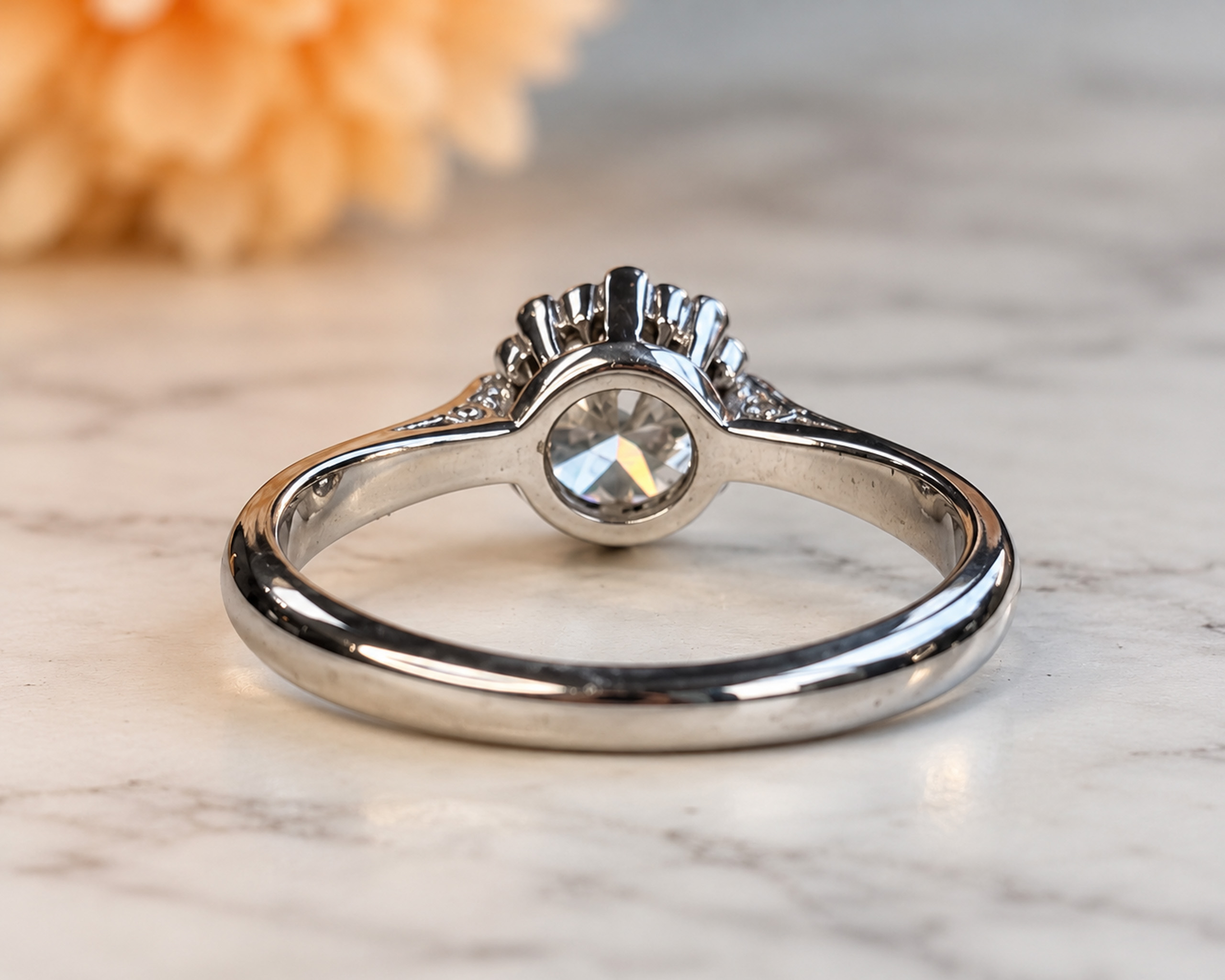 1930s solitiare ring back