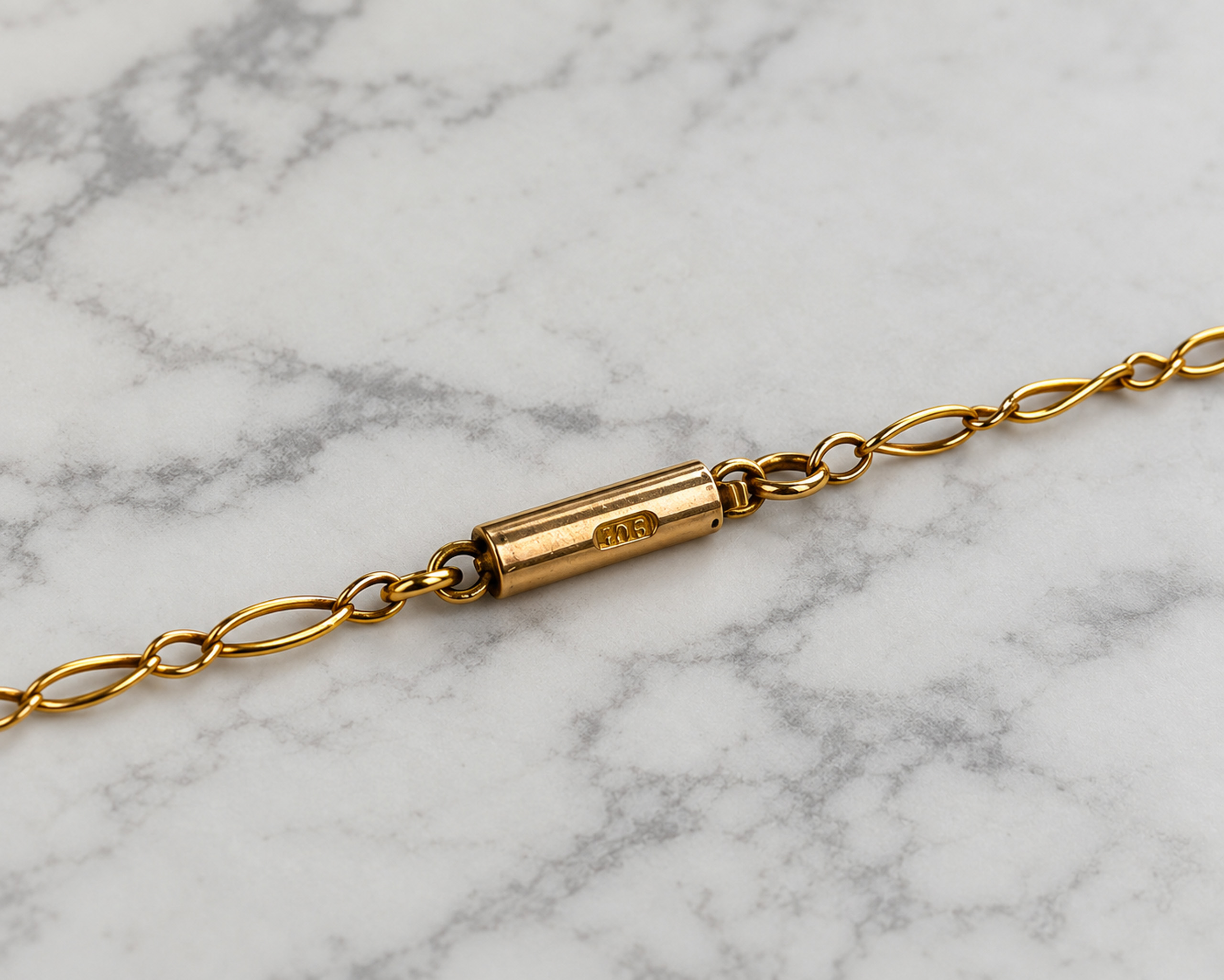 Edwardian peridot necklace clasp