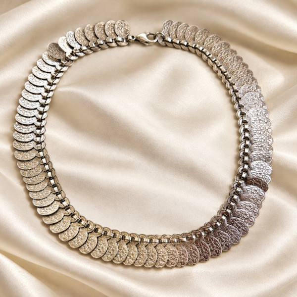 vintage silver coin necklace for sale in Leeds