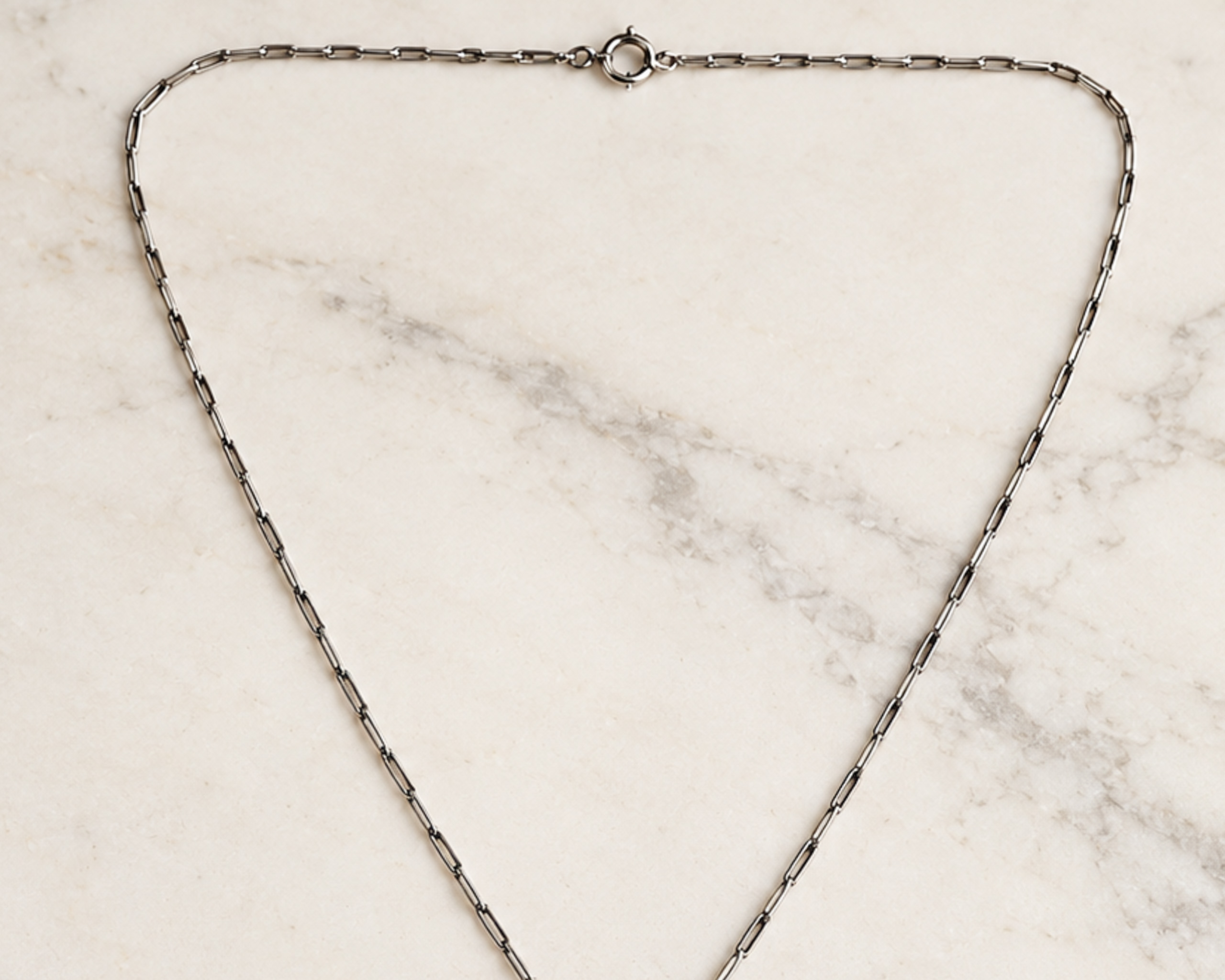antique diamond pendant chain
