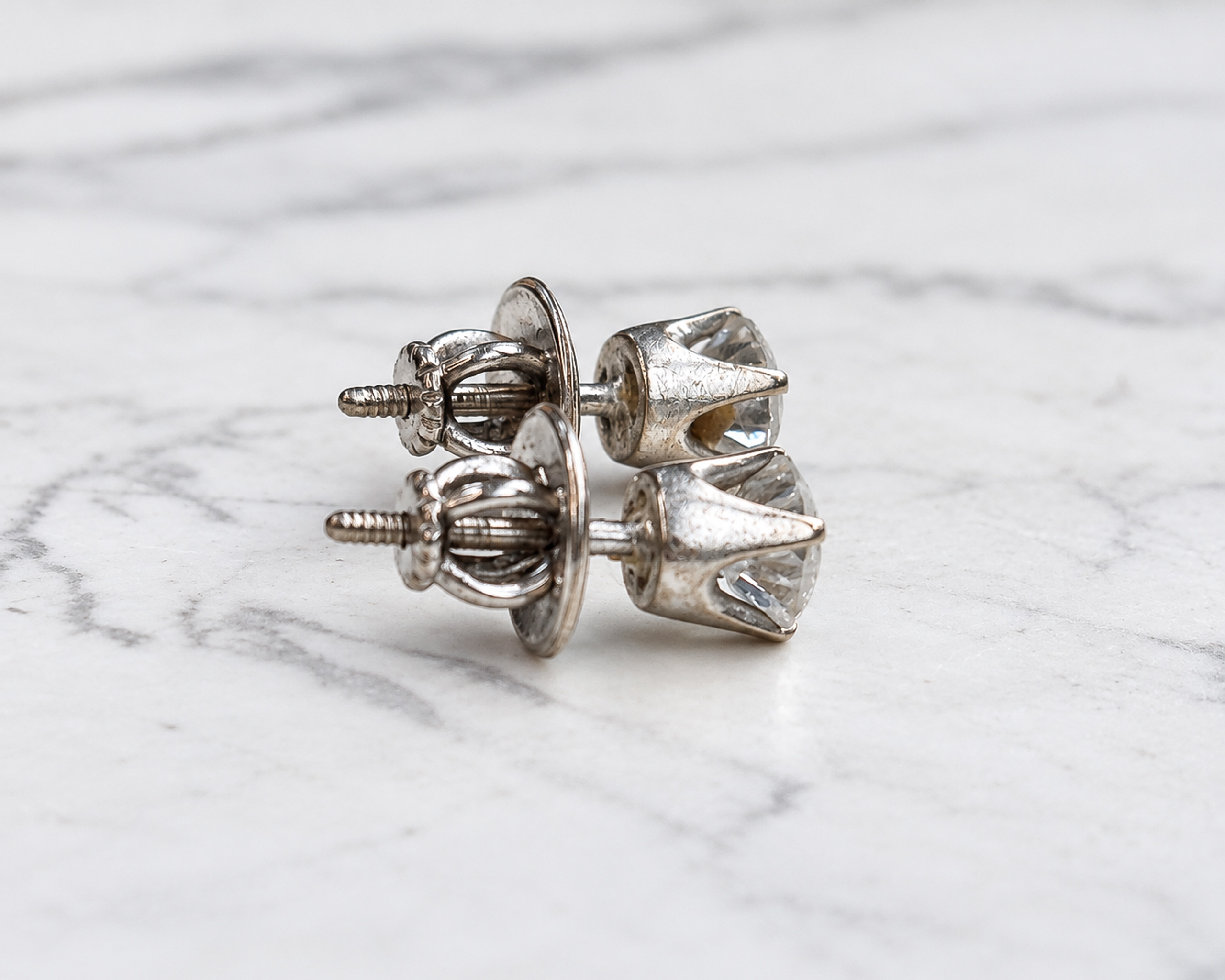 diamond studs backs